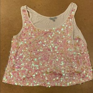 Charlotte Russe Iridescent Tank